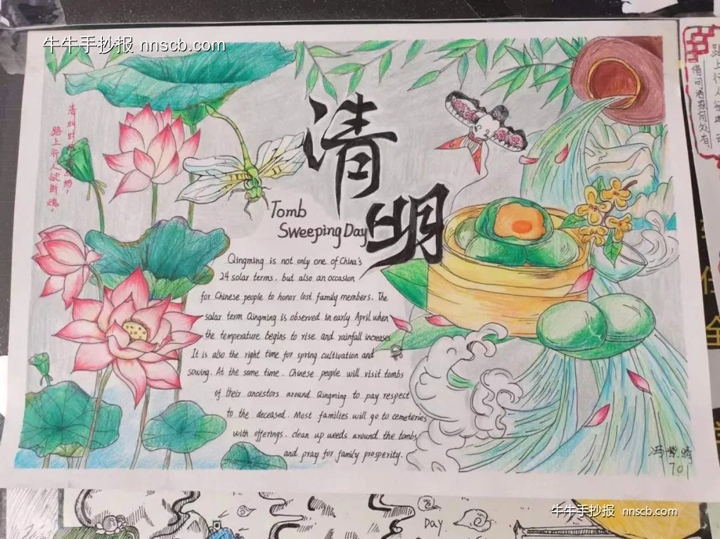 妙“笔”生花, 群“英”荟萃|初中部英语手抄报优秀作品(3张)-第2张