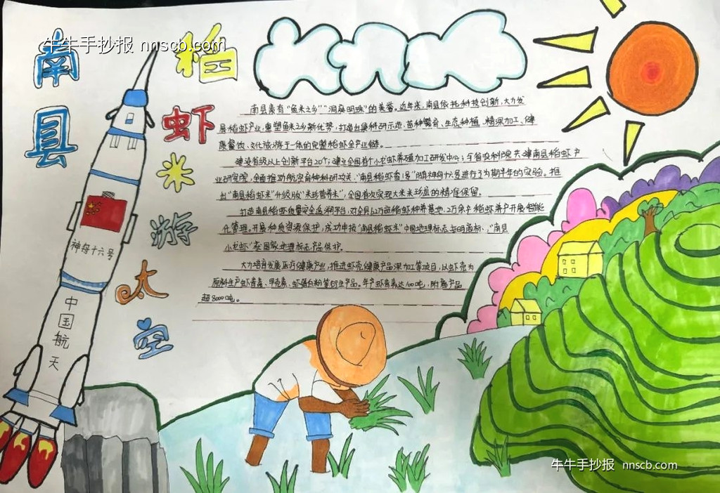 学生绘未来之光,科技梦中国梦手抄报8张-第6张