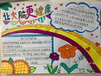 简单又漂亮的中国脑健康日手抄报
