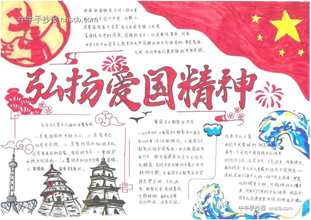 漂亮的中专生国家宪法日手抄报精选8张-第6张