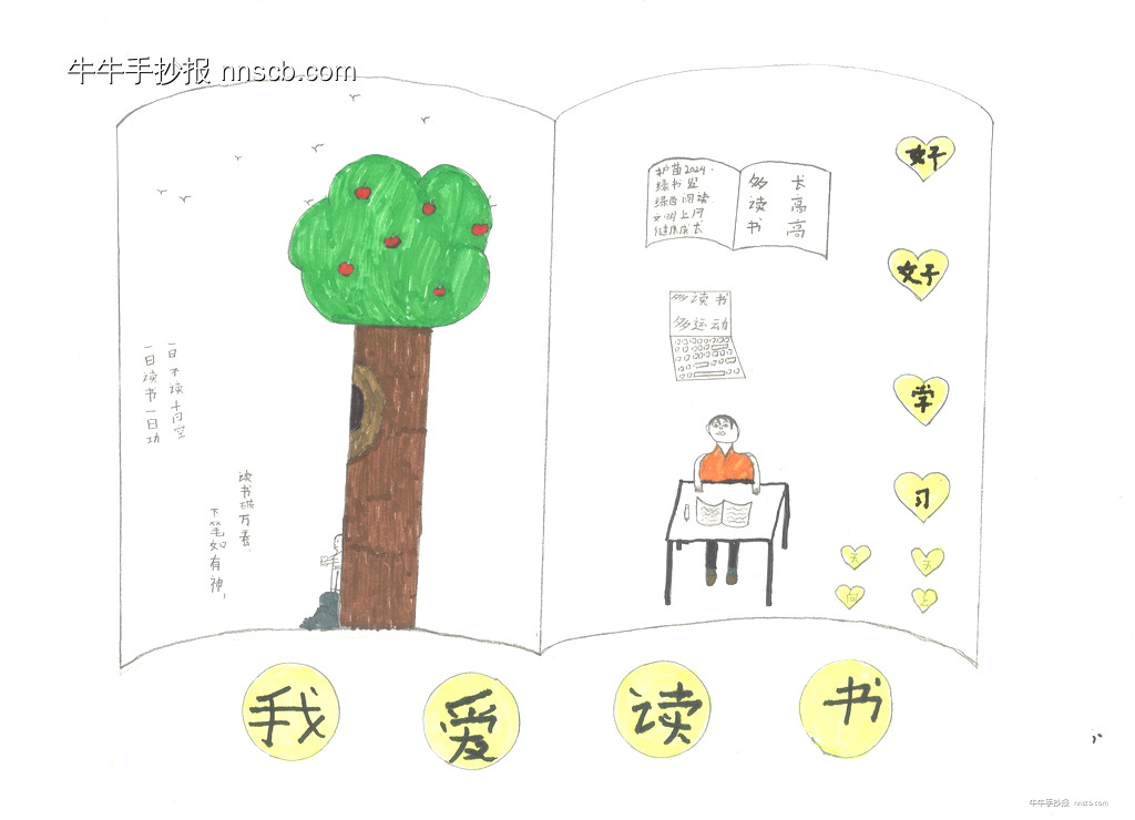 漂亮的“护苗起航 呵护成长”亲子手抄报6张-第4张