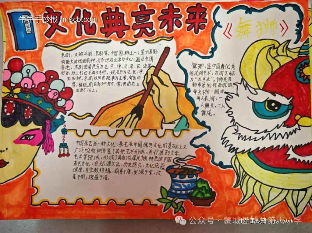 渔家傲反第一次大围剿小学手抄报4张-第4张