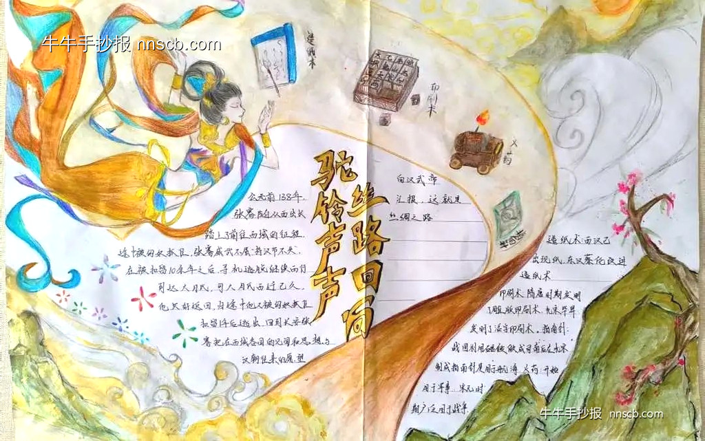 铭记历史 开创未来——高一历史学科手抄报作品展5张-第4张