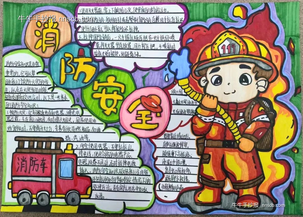 大学生消防安全知识手抄报简单又漂亮-第2张