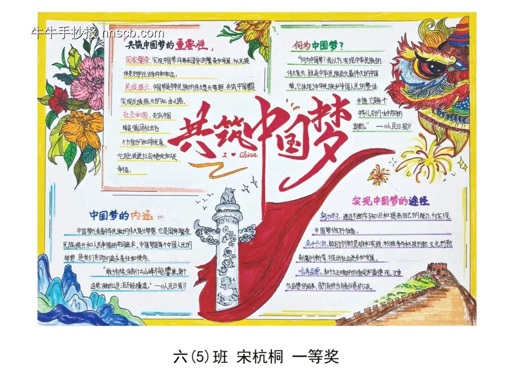 “文化点亮未来”主题手抄报-第2张