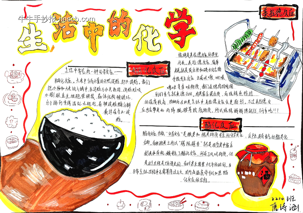食品中的化学手抄报简单又漂亮-第4张