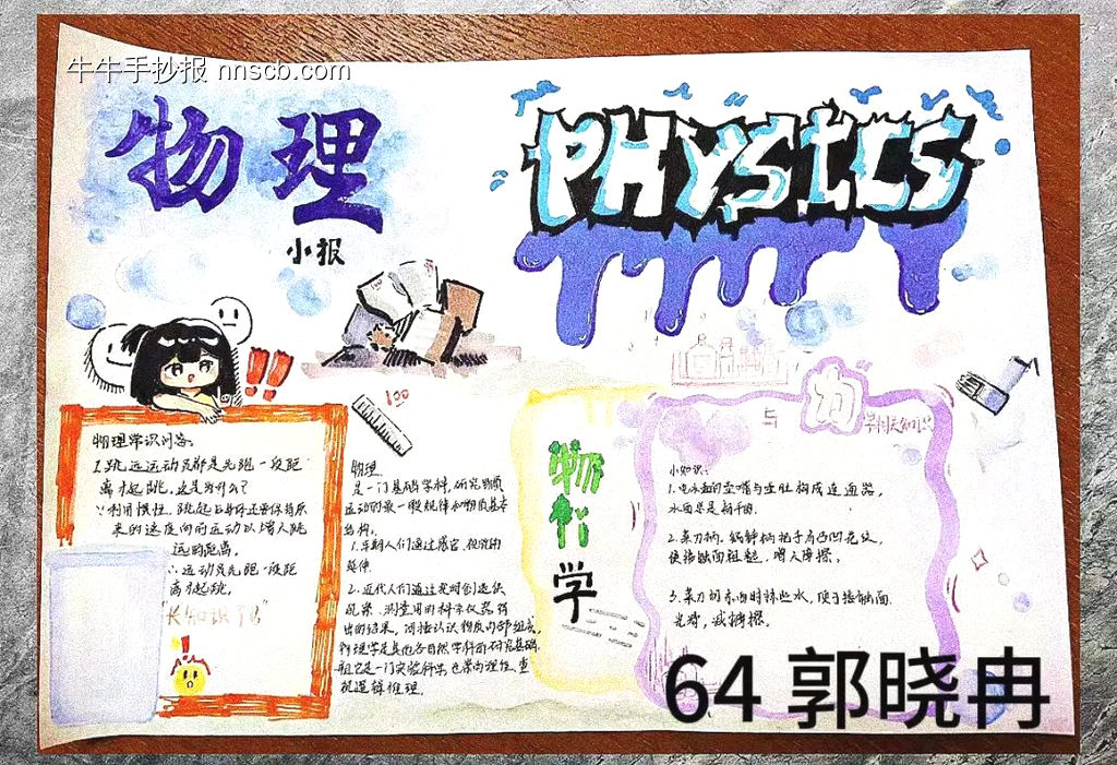 学生物理小报手抄报-第1张