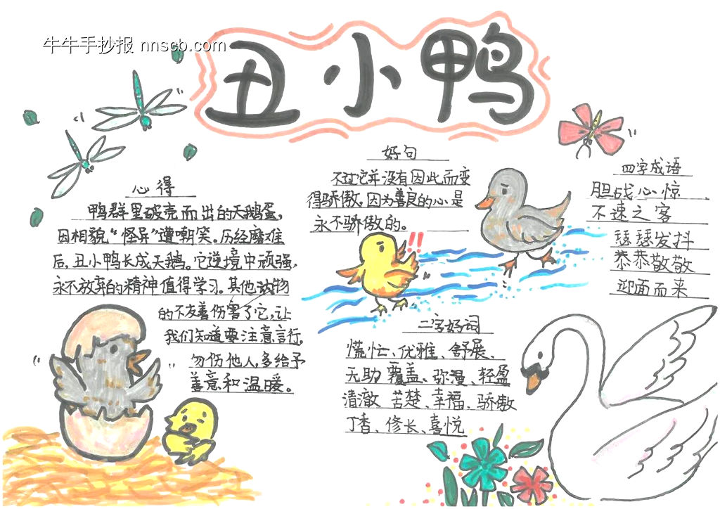 读书节——安徒生童话主题手抄报-第2张