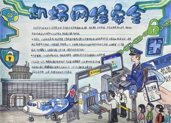 民航网络安全主题手抄报
