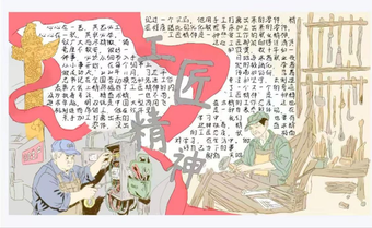 工匠精神手抄报