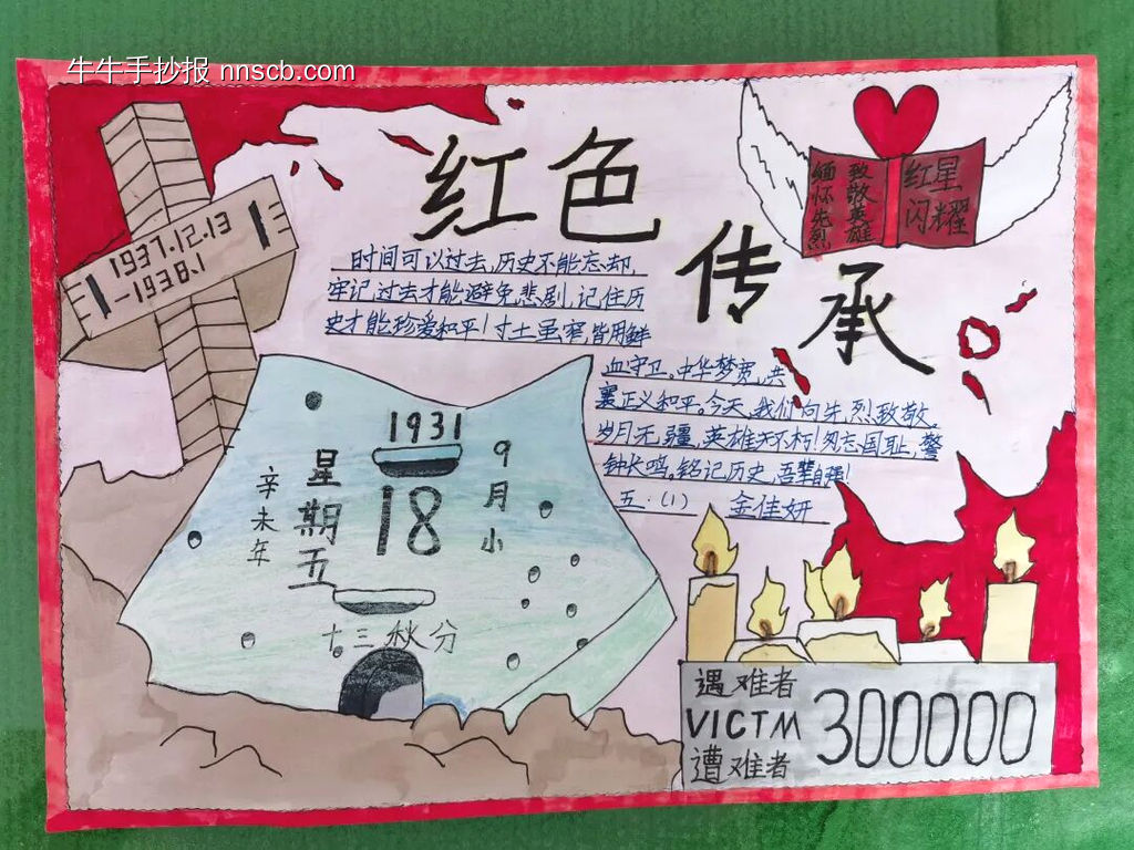 纪念抗日战争80周年主题手抄报-第5张