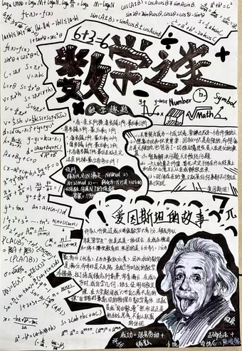 初中生数学小报简单又漂亮10张