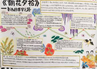 《朝花夕拾》主题手抄报漂亮8张