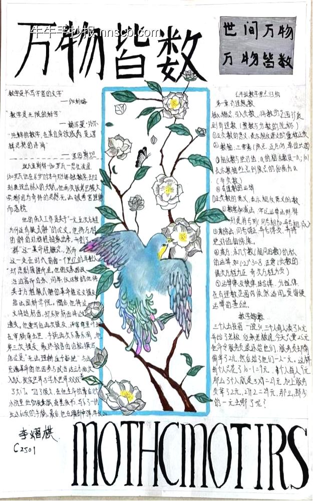初中生数学小报简单又漂亮10张-第2张