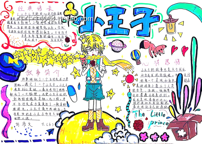 小学六年级必读书目手抄报-第3张