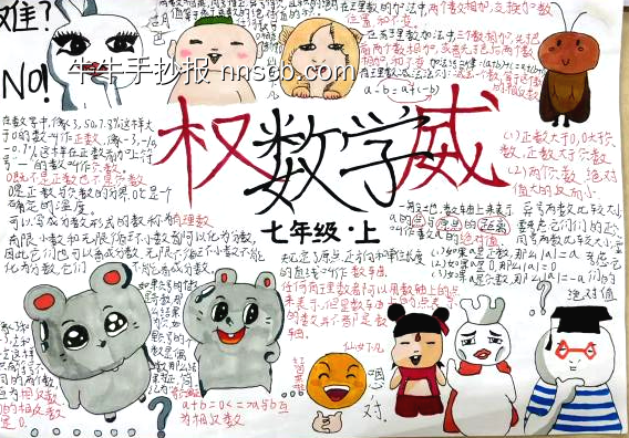 初中生数学小报简单又漂亮10张-第3张