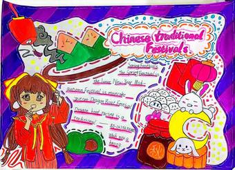 中秋节英语手抄报