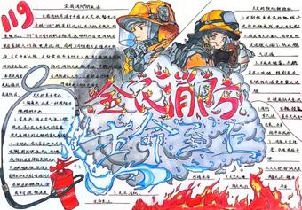 全民消防安全知识手抄报