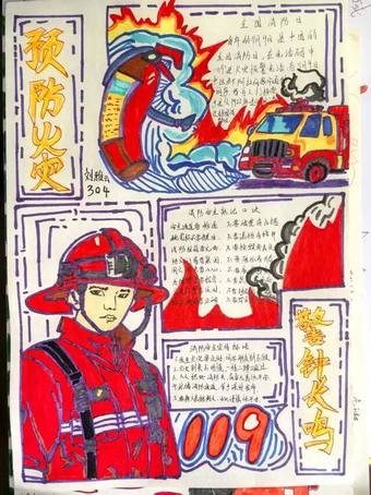 精选2张'全民消防，生命至上