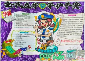 全民反诈，我是反诈小卫士手抄报11张