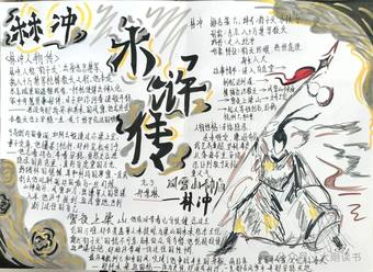 精选3张“水浒传”读书小报