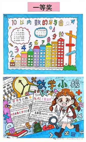 小学生数学小报精美3张