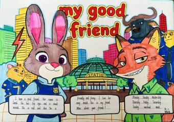 创意英语手抄报简单又好画3张