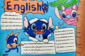 精美3张小学创意英语手抄报