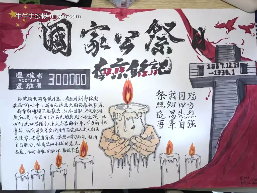 传承红色精神主题手抄报-第2张