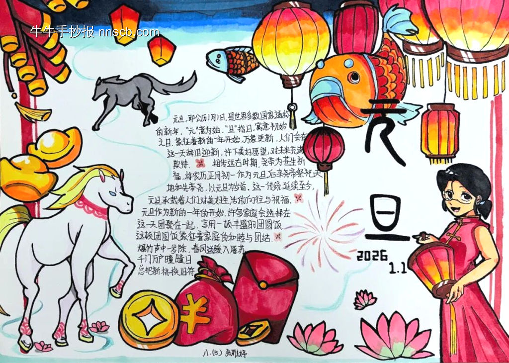 喜迎元旦简单又好看6张-第4张