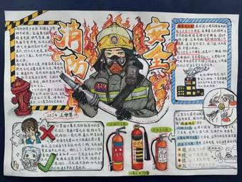 消防安全知识主题手抄报