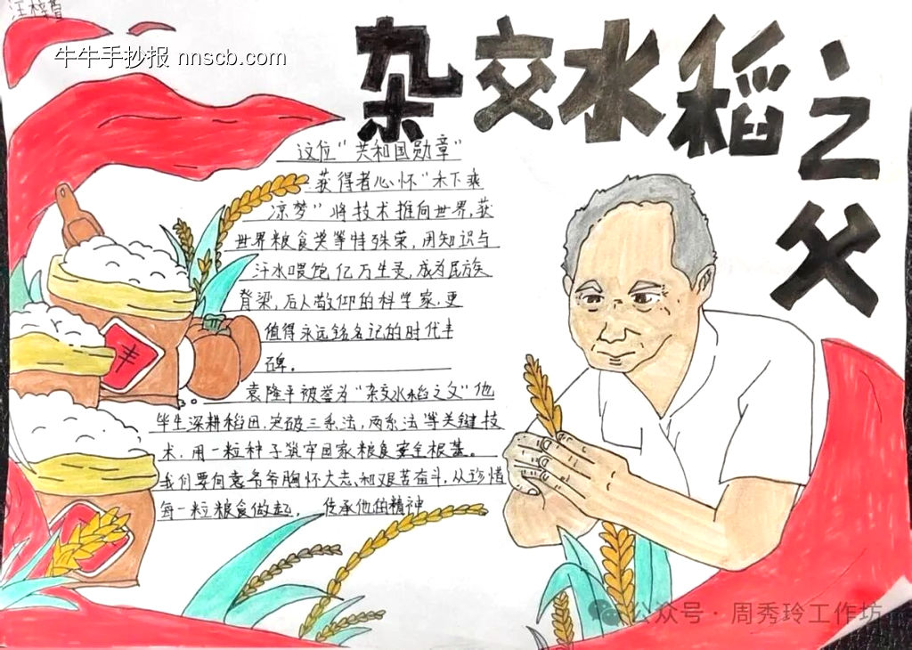 中国杰出人物主题手抄报-第4张