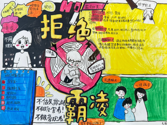 拒绝霸凌主题简单又好看1张