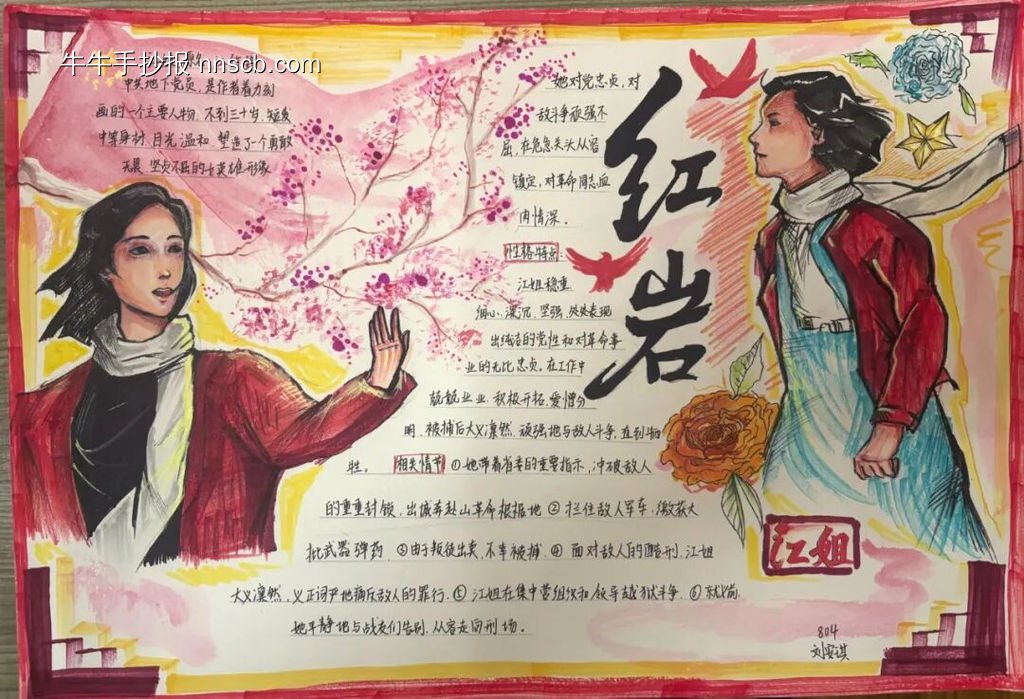 红岩——吾辈当自强读书小报-第4张