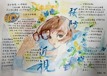 预防近视从我做起主题手抄报精美2张