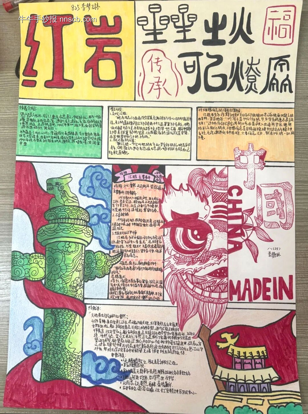 红岩——吾辈当自强读书小报-第3张