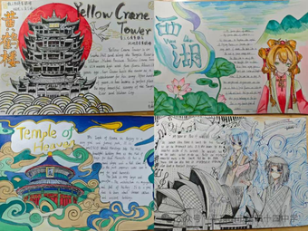 中国文物主题英语手抄报