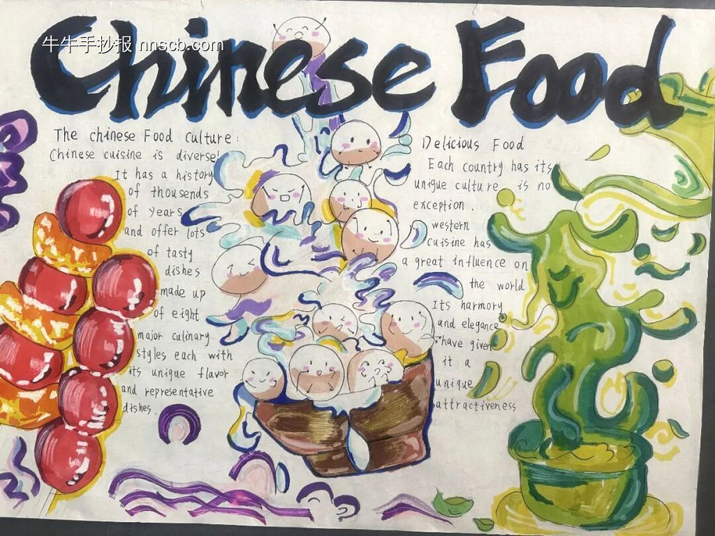 英语手抄报，元宵节主题-第1张