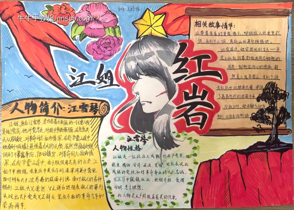 红岩——吾辈当自强读书小报-第1张