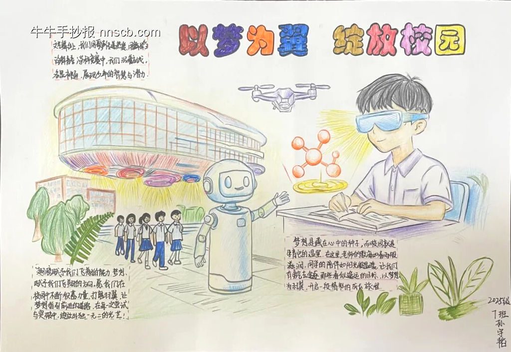 校园风采主题手抄报-第4张