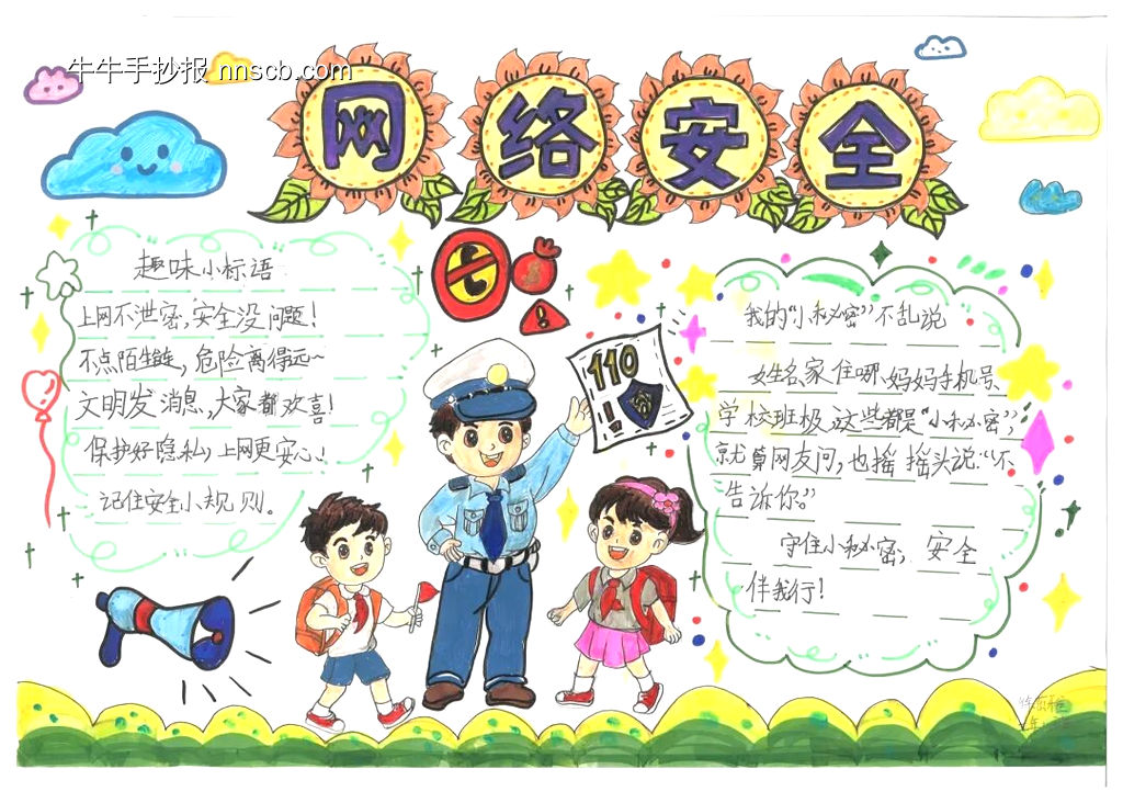 预防诈骗主题手抄报-第1张