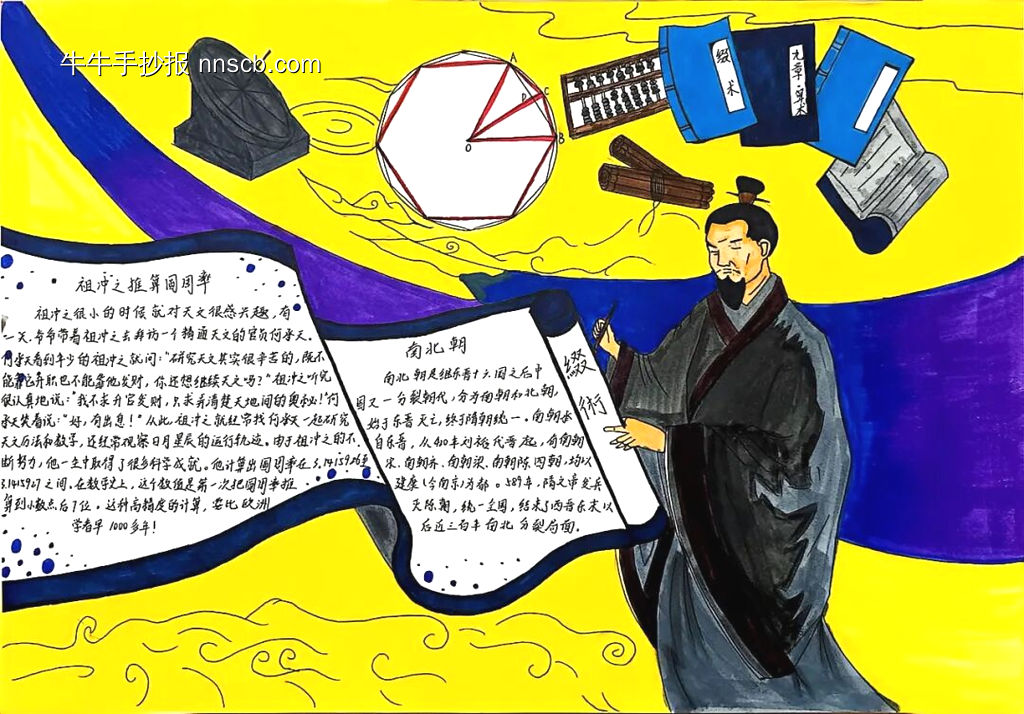 历史人物主题手抄报-第3张