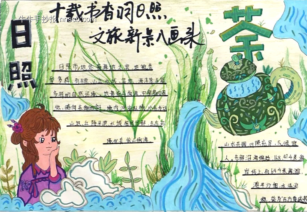 读书小报，书香韵味主题手抄报-第2张