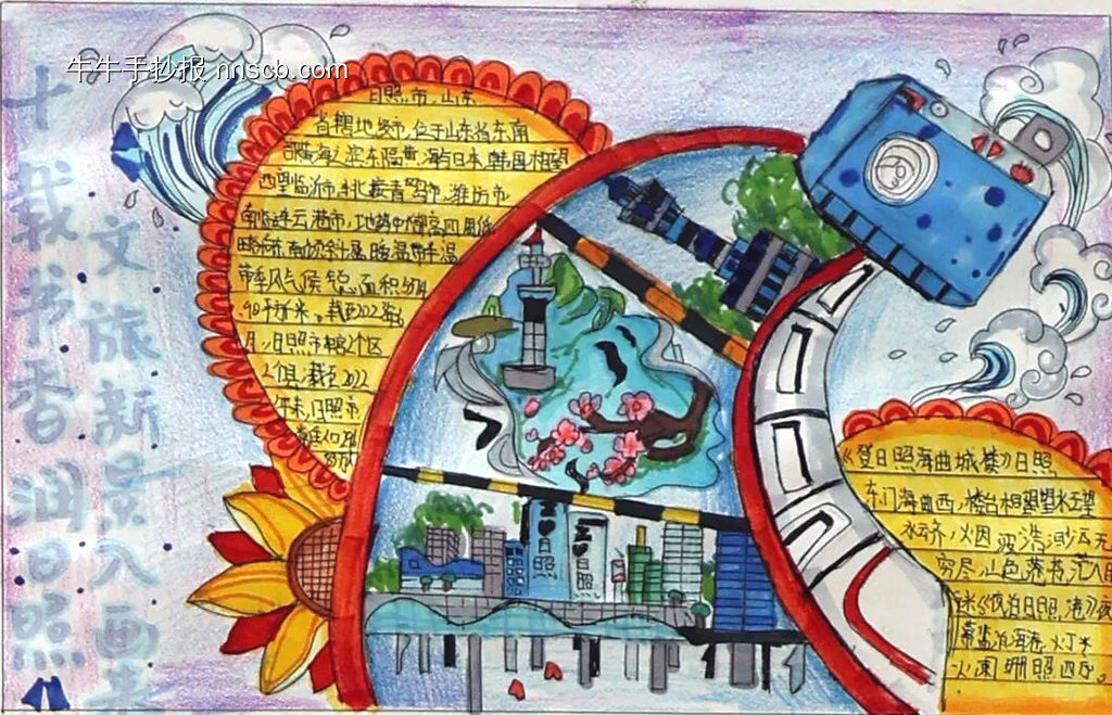 书香润照日主题手抄报-第4张