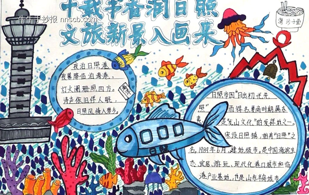 书香日主题手抄报-第1张