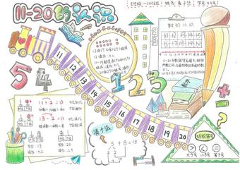 年味数学主题手抄报