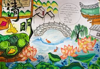 清明节-——习俗主题手抄报