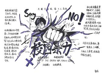 “对校园霸凌说不”主题手抄报