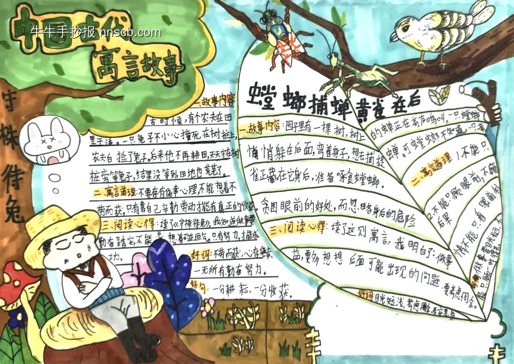 寓言故事读书小报-第1张
