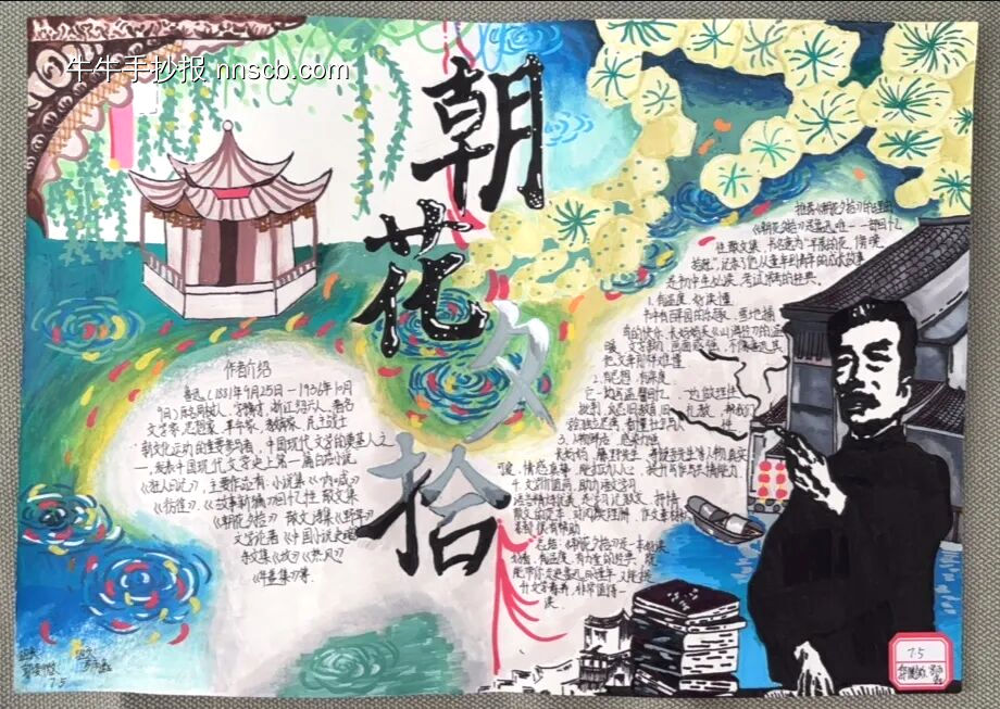 《朝花夕拾》主题读书手抄报-第2张
